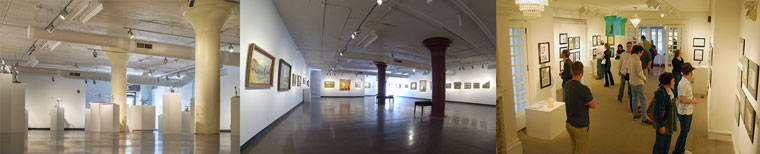 Department and college galleries at Brick City. 