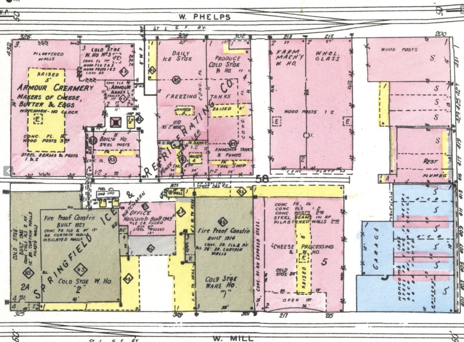 Map of Brick City block